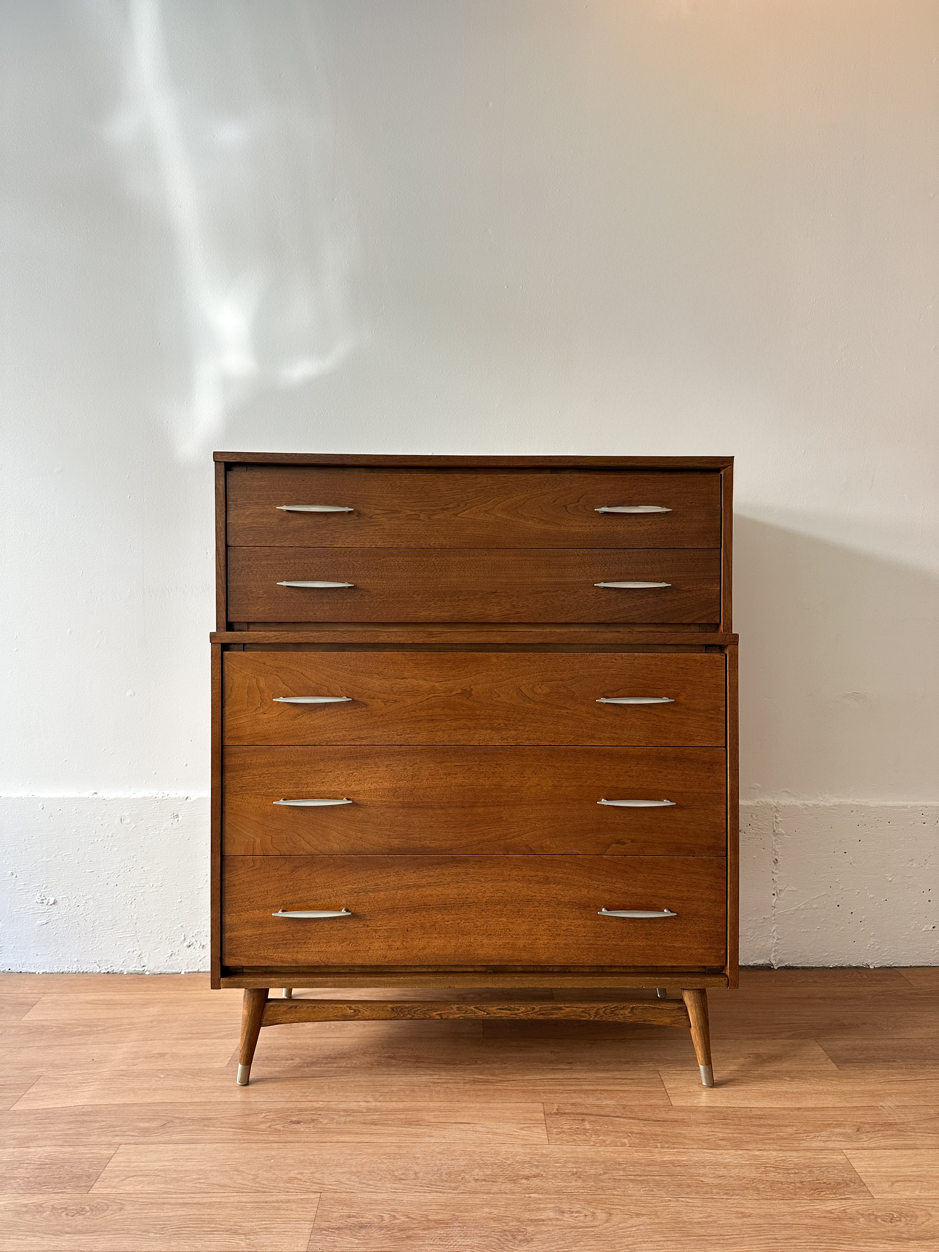 DIY Mid-Century Modern Walnut Tallboy Dresser Flip (Full Tutorial)
