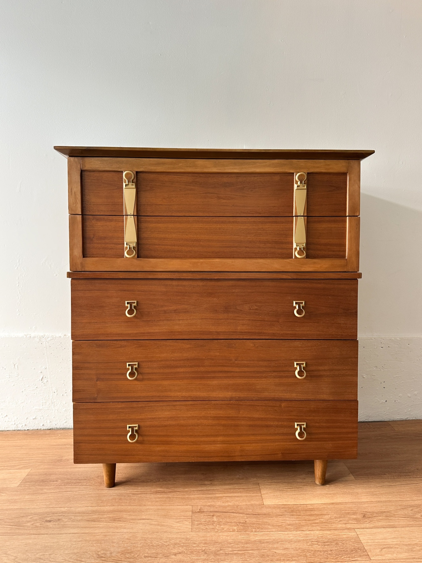 How to Strip Furniture and Restore a Painted MCM Dresser