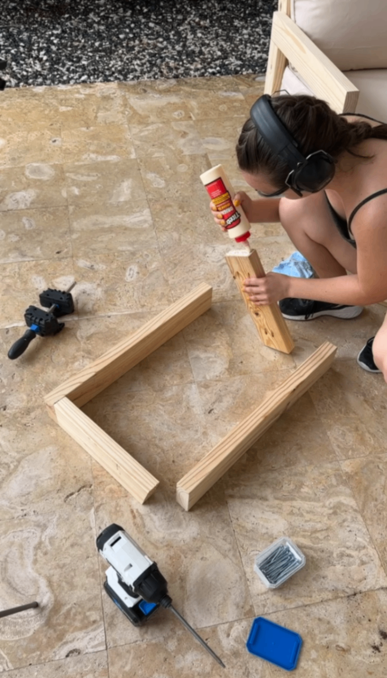 outdoor furniture - chair back assembly 1