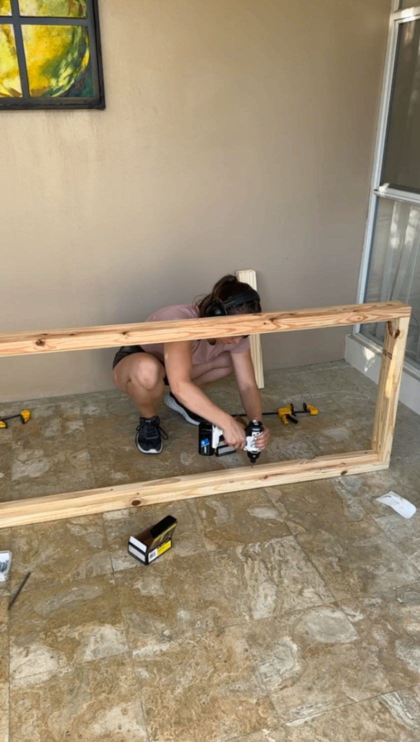 1 outdoor furniture - couch assembly