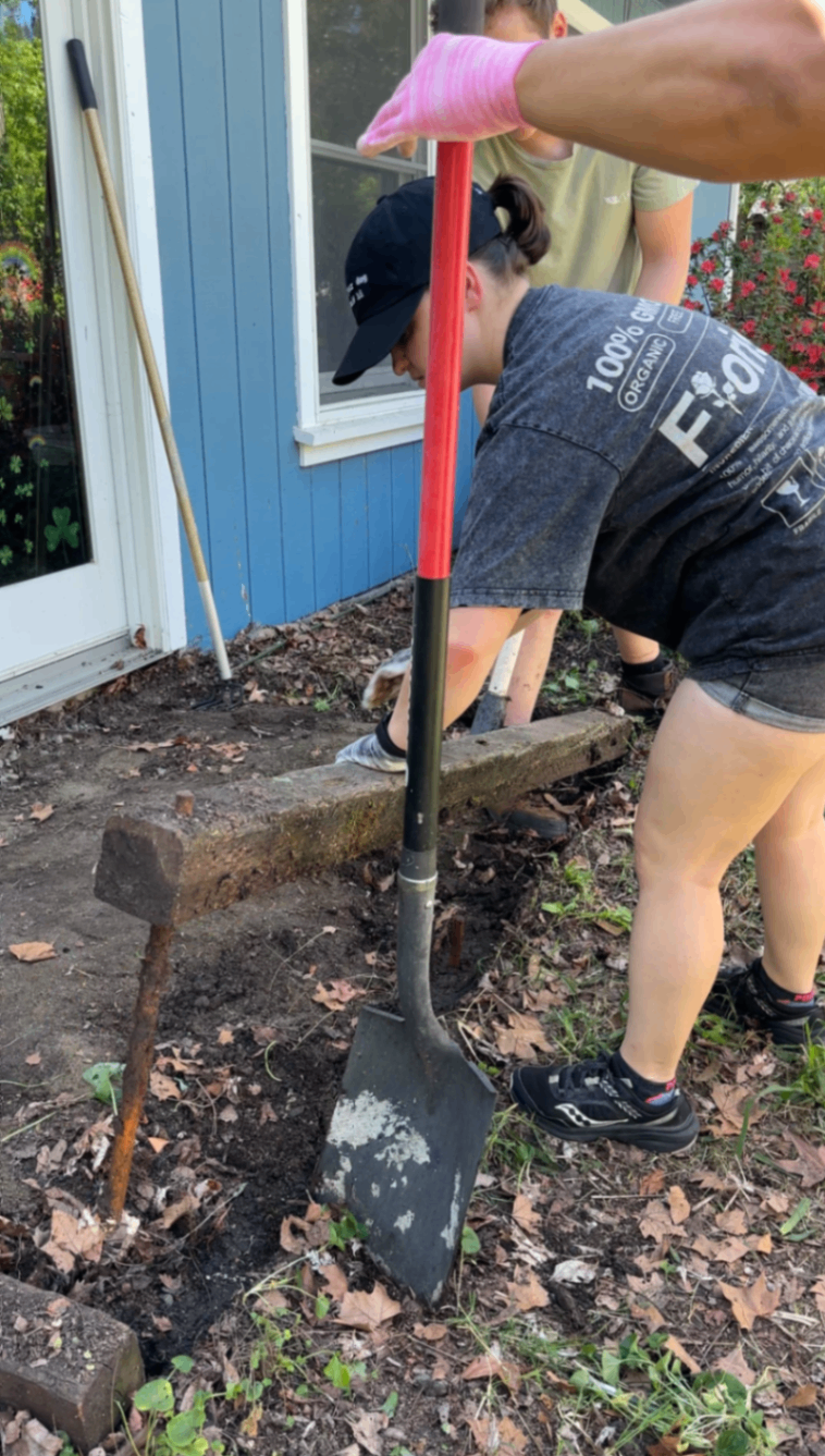 Pulling railroad ties